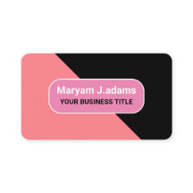 Nome de empresa personalizado - preto moderno e co