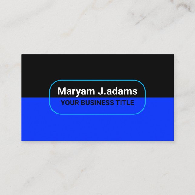 Cartão De Visita Nome de negócios moderno personalizado (código qr) (Frente)