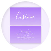 Nome de Script Cursivo e Mouse Leve-Roxo Editável