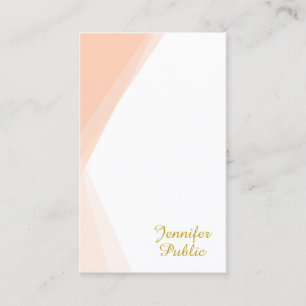 Cartão De Visita Nome de Script Dourado Manuscrito Modelo Professio