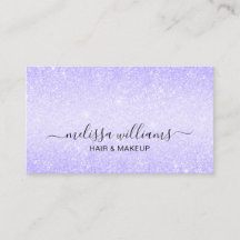 Nome de Script Elegante Glitter Roxo Chic