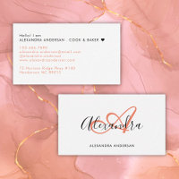 Nome do Script Preto Cor-de-Cor-de-Rosa-Coral Eleg