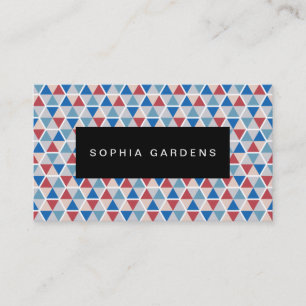 Cartão De Visita Nome Plate - Padrão Hexágono 05