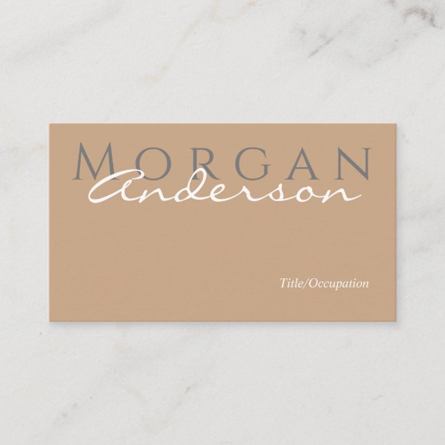 Cartão De Visita Nome Título & Informações de contato, código QR, C (Frente)