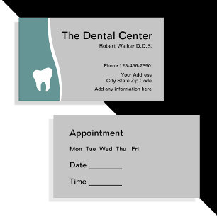 Cartão De Visita Nomeação dental profissional