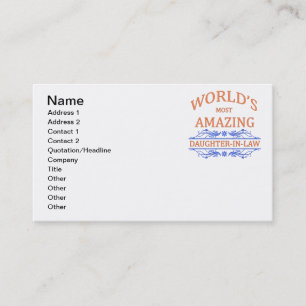 Cartão De Visita Nora surpreendente