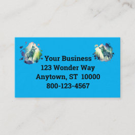 Cartão De Visita Norte ilumina lobo