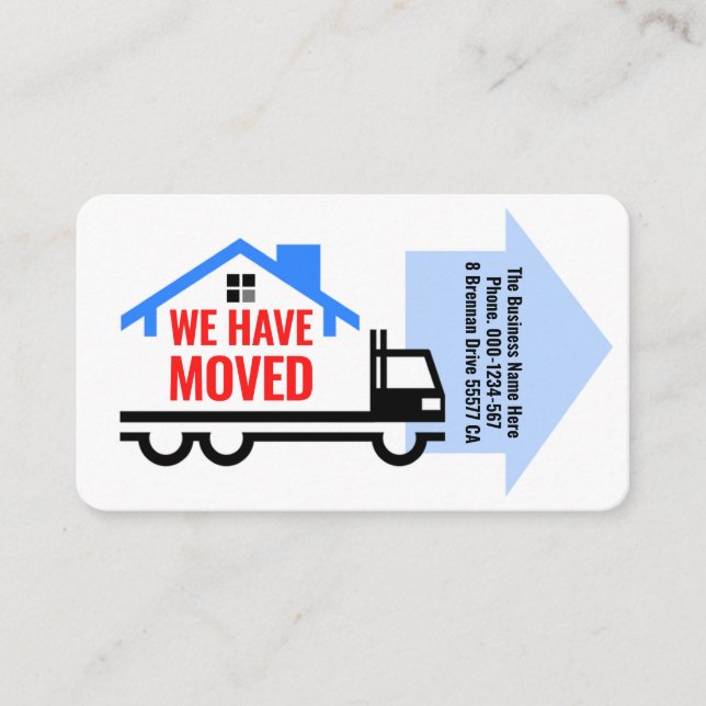 Cartão De Visita NÓS MOVIMOS A Companhia (Frente)