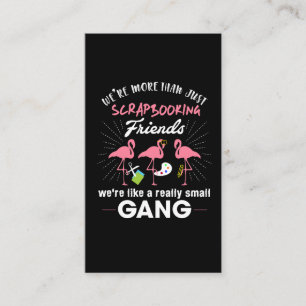 Cartão De Visita Nós somos mais do que apenas o flamingo dos amigo