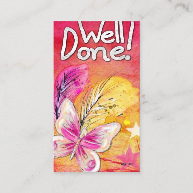 Cartão De Visita Nota de Estacionamento Engraçado (Frente)