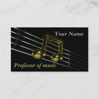 Cartão De Visita Nota de música