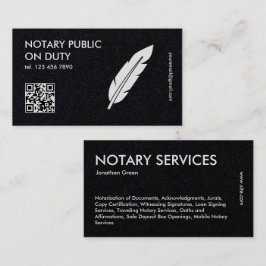 Cartão De Visita Notário Público QR