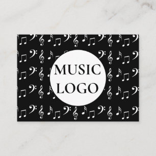 Cartão de Visita Notas Musicais