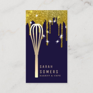 Cartão De Visita Nova Dourada padaria de Whisk
