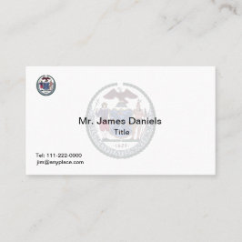 Cartão De Visita Nova Iorque Excelente Sal