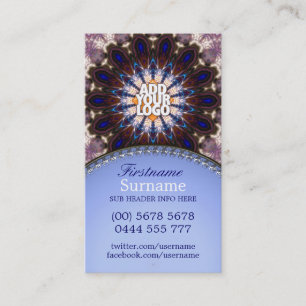 Cartão de visita novo da idade da energia nativa