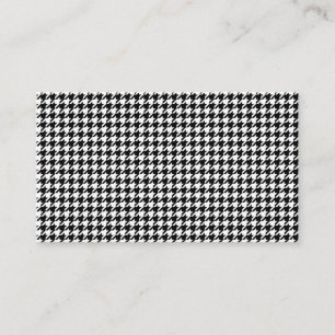 Cartão De Visita Números de Abstrato do Tecido Sonoro Branco Preto