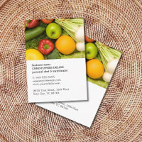 Nutricionista de Chef Pessoal Vegetal Único Modern