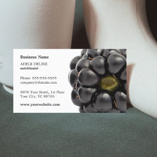 Cartão De Visita Nutricionista moderno original da fruta de