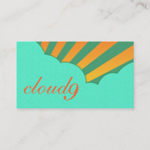 Cartão De Visita nuvem 9