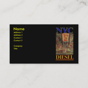 CARTÃO DE VISITA NYC DIESEL