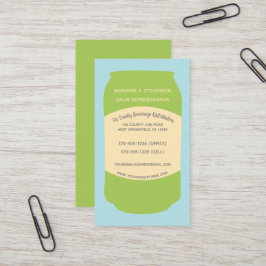 Cartão De Visita O alumínio do distribuidor de bebidas pode ser per