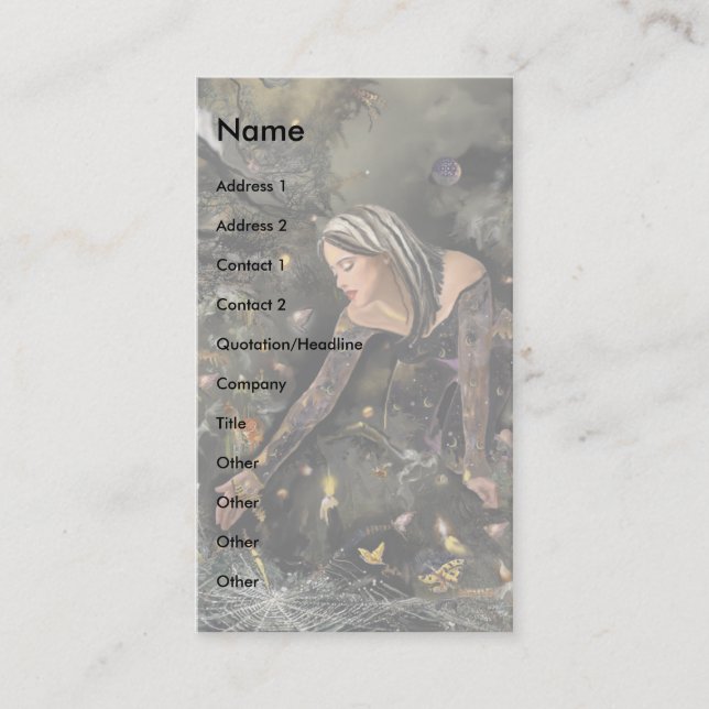 Cartão De Visita O amor é... (Frente)