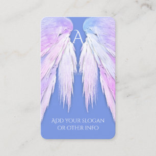 Cartão De Visita O ANJO VOA a beleza azul macia sonhadora