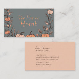 Cartão De Visita O Coração de Colheita