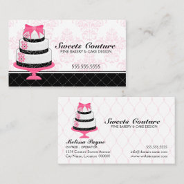 Cartão De Visita O Couture endurece o costume da padaria