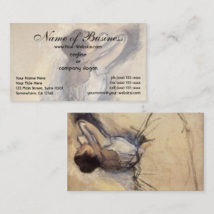Cartão De Visita O Dançarino por Edgar Degas