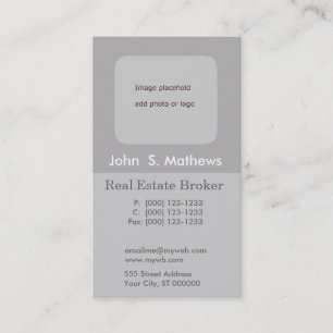 Cartão De Visita O design mínimo adiciona o logotipo ou a foto