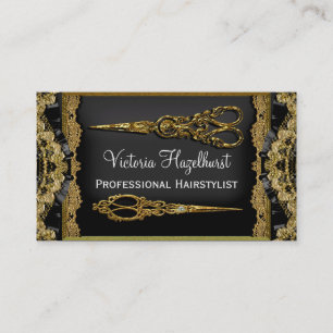 Cartão De Visita O dobro completo de Hazelhurst Scissor o