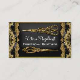 Cartão De Visita O dobro completo de Hazelhurst Scissor o