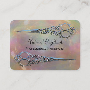 Cartão De Visita O dobro da pérola dos perigos Scissors o