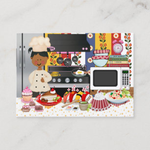 Cartão De Visita O Feliz Chef / Caterer - SRF