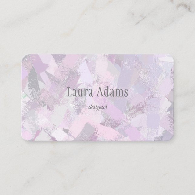 Cartão De Visita O garrido afaga a textura (Frente)