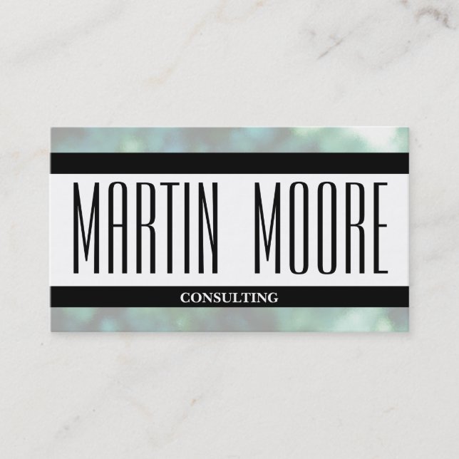 Cartão De Visita O gigante grande rotula o cobrir do nome de (Frente)