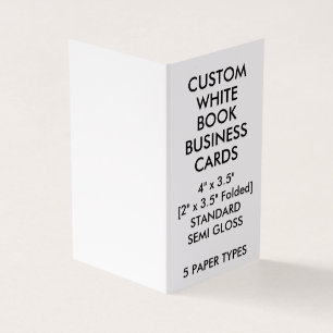 Cartão De Visita O livro LUSTROSO feito sob encomenda dobrou