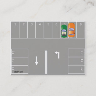 Cartão De Visita O lote inteiro está aberto - mas você parque ao