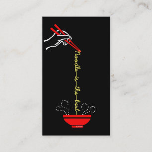 Cartão De Visita O macarronete é o melhor