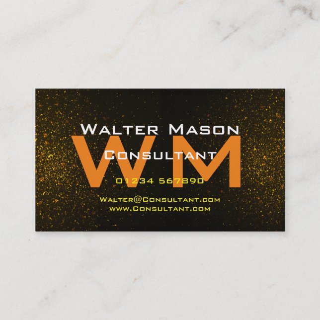 Cartão De Visita O melhor profissional de faca do consultor escovou (Frente)