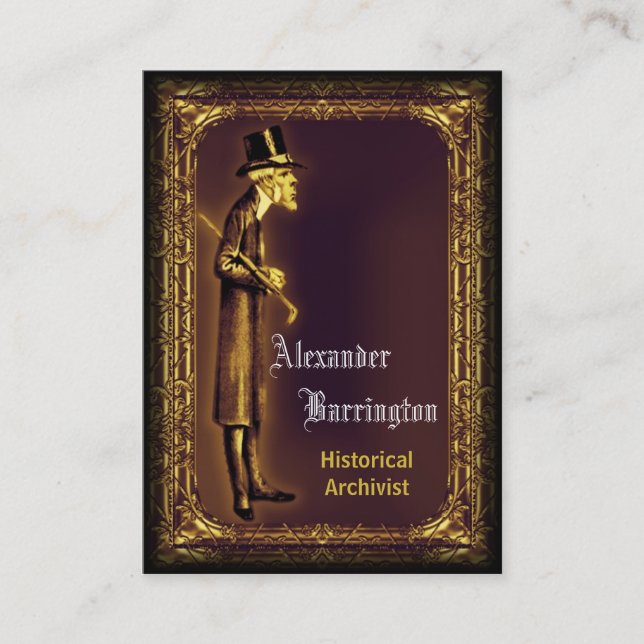 Cartão De Visita O profissional de Henri da espera (Frente)