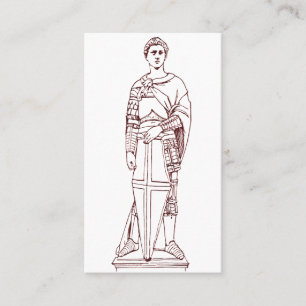 Cartão De Visita O São Jorge de Donatello - Escultura Renascentista