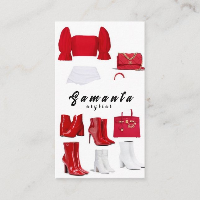 Cartão De Visita O seu Concierge de Estilo Pessoal (Frente)