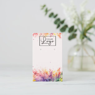 Cartão De Visita O seu logotipo com placa de abertura do logotipo M