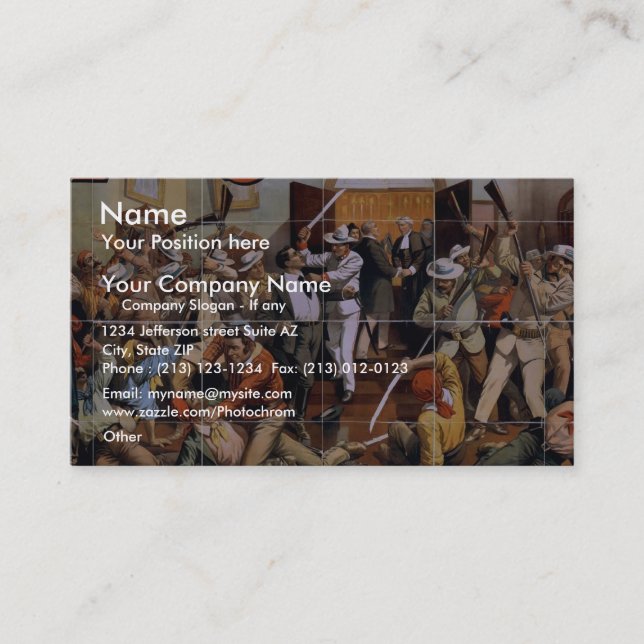 Cartão De Visita O último passo, Teatro Retro de Cuba (Frente)