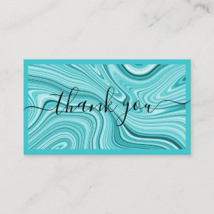 Cartão De Visita Obrigado moderno guião de tartaruga