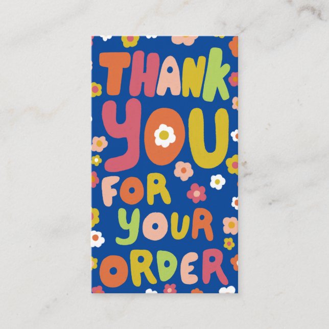 Cartão De Visita Obrigado por solicitar o código de QR social (Frente)