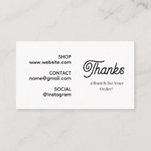 Obrigados para seu pedido | Logotipo Moderno Monoc